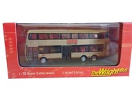 KMB 九巴 前衛巴士 The Wright Bus 1:76 路線102 巴士模型