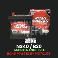 NS40 / B20 ROAD MASTER BATTERY MOTOLITE NS40 / B20