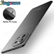 Jingsanc Ốp Điện Thoại Cho Xiaomi Mi 11 Lite/Mi 11 Lite 5G/Mi 11 Lite 5G NE Ốp PC Cứng Mờ Ốp Bảo Vệ