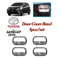 OAPC Toyota Wigo 2018 Car Door Handle Bowl Cover Trim Door Bowl Cover Chrome Finish(9205)