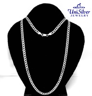 Unisilver 925 Sterling Mens Necklace (MNF46)