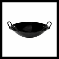 Steel Pan Black Enamel/ 30 cm 31 cm/, Kwalik, Wok, Wok