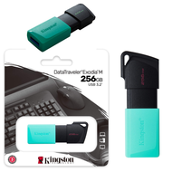 32GB|64GB|128GB|256GB FLASH DRIVE (แฟลชไดร์ฟ) KINGSTON (DTXM) DATATRAVELER EXODIA M (5Y) ของแท้