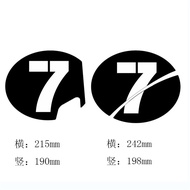 VESPA VESPA VESPA 6 Days HPE GTS300 GTV 200 250 Number 1-20 Sticker Labeling Reflective Decal