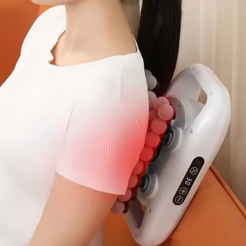 48-66 Heads Body Massage Gun Fascia Gun Massage Gun Waist and Back Massager Neck Shoulder Massager M