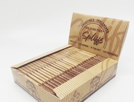 1 box Spliffs Brown 110mm King Size Slim KSS  isi 25 booklet (Raw KW) (kertas warna coklat)