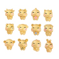 BeCharming 999 Gold Plating zodiac charm 生肖（with 999 stampling at the zodiac backside)