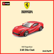 Bburago Ferrari 812 Superfast Die-Cast 1/43 Scale