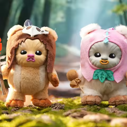 Official Licensed Hot Toys Star Wars Ewok COSBI Keychain Blind Box Cute Collectible Mini Figures Ani