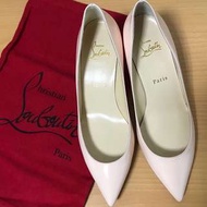 法國 Christian Louboutin Pigalle Follies 55 裸色高跟鞋 紅底鞋