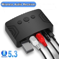 Wireless Bluetooth 5.3 Audio Receiver Car NFC Stereo AUX 3.5mm Jack RCA Optical Bluetooth Audio Adapter U Disk Music Player