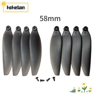 HSHELPH Folding Propeller Blades, Universal Black Remote Control Drone Parts, 58mm/66mm Plastic Quad