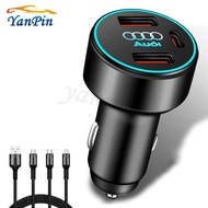 Audi  Car Charger 120W Super Fast Charging for A3/A4/A6/Q3/Q4/Q5/TT