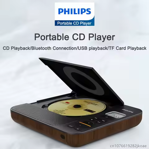 Philips EXP5608 CD Speaker Convenient Wireless Bluetooth Home Decoration Gift Desktop CD Music Playe
