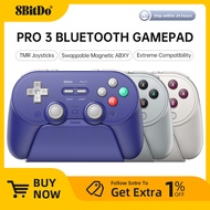 8BitDo Pro 3 Bluetooth Game Controller Wireless Gamepad with TMR Joysticks for NS Nintendo Switch 2,