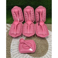 Prasmanan Basi segi Set 6 Pcs Free Centong/ Prasmanan Plastik Food Grade BPA Free Tahan Panas Bonus 