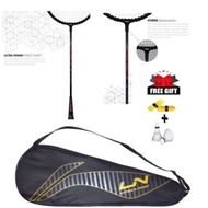 【Ready stock】❡Badminton Racket 2 pcs Combo Set Yonex Felet Apacs Racquet With Racket Cover &amp; String Raket Badminton Rack