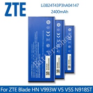 แบตเตอรี่ ZTE Li3824T43P3hA04147 สำหรับ ZTE Blade HN V993W V5 V5S N918ST U9180 V9180 N9180 Red Bull