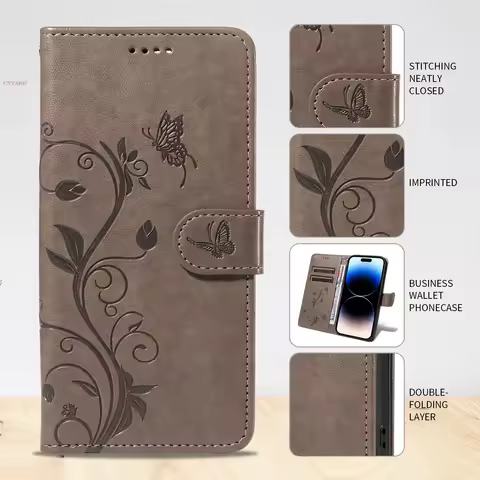 Leather Case For Vivo V40 SE Y28 Y03 Y38 Y18 Y200 Y200i T3X V29E Y200E X100 Pro S17S Stand Card Slot