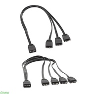 dusur Flexible 5V 3Pin ARGB Splitter Cable for ARGB LED Strips ARGB Fan LED Sync Cable