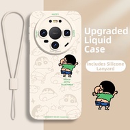 Crayon Shin-chan Design Full Body Shockproof Liquid Silicone Case