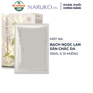 Hộp 10 Miếng Mặt Nạ Naruko Bạch Ngọc Lan Săn Chắc Da 30ml/M