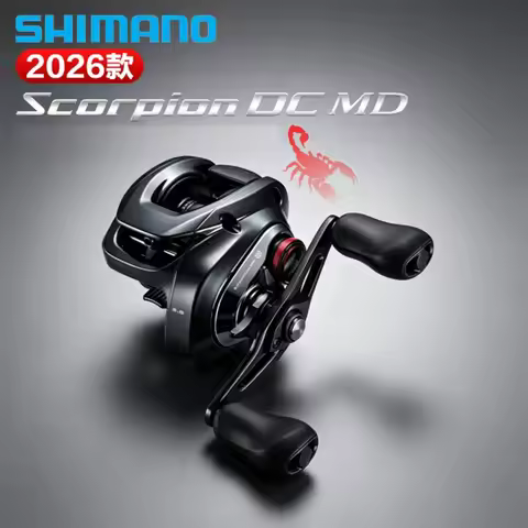 2026 Shimano Scorpion DC MD Baitcasting Reel I-DC4 Digital Brake System Round Fishing Reel For Bass 
