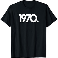 Men's cotton T-shirt 1970 T-Shirt Fast Shipping 4XL , 5XL , 6XL