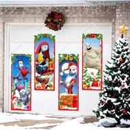 Ratoyal 4 PCS Nightmare BF Krismas Regangan Potret Hiasan Krismas, Jack dan Sally Poster Sepanduk Ga