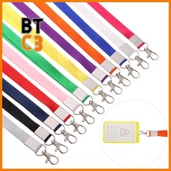 BTC3 1Pcs ใหม่ ป้ายชื่อ แฟชั่น สายคล้องคอ คล้องคอ เชือกเส้นเล็กที่ใส่ป้าย เชือกแขวน ผู้ถือบัตรประจำต