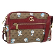 GUCCI GUCCI × Doraemon 聯名版 Micro GG Supreme 包包 PVC 米色 647784 正品 149860SM