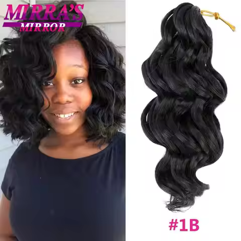 Body Wave Crochet Hair 9/12/14 Inch Deep Wavy Passion Twist Crochet Hair for Black Women Water Wave 