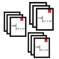 10R / 11R / 12R Size FREE Picture Frame - Minimalist Black frame