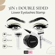[MALAYSIA READY STOCK] Home Park Double-Head Eyelash Stamp Lower Eyelash Seal Waterproof Long-Lastin
