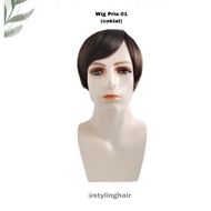Wig 01 men's wig 01 men's wig