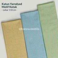 KATUN YARNDYED COTTON FABRIC WITH GARLIC MOTIF 856 BR/KN/HJ