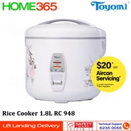 Toyomi Rice Cooker 1.8L RC 948