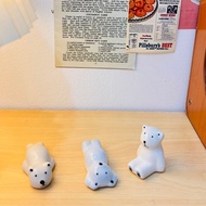Cute Bear Ceramic Chopstick Stand | Mini Bear Chopstick Rest | Aesthetic Chopstick Holder Tableware