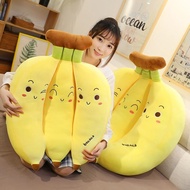 35-55cm Creative Cartoon Banana Plush Pillow Kawaii Sofa Cushion Baby Toy Cute Plush Doll Children Fruit Gift Toy for Girls