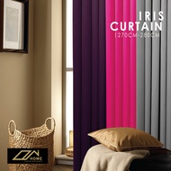 homecurtain - Iris Hook/Eyelet Mix Langsir Blackout Curtain (270cm-280cm)