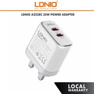 LDNIO A2528C 35W Super Fast Charger / Dual PD Super Fast Charging / UK Plug