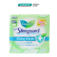 Băng Vệ Sinh Laurier Super Slimguard Cho Ngày Nhiều Kháng Khuẩn Siêu Mỏng 1mm 16 Miếng