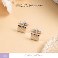 Premium Luxury Cufflink | Chess Cufflink Minimalist Stainless Steel | Istanakancing.id