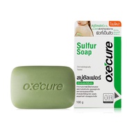 Oxe Cure อ๊อกซี่ เคียว Sulfur Soap ซัลเฟอร์ โซฟ สบู่ สำหรับผู้ที่มีปัญหาสิว ขนาด 30 g. และ 100 g.