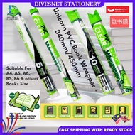 Unicorn PVC Clear Book Wrapper (340x5m/340x10m/450x5m/450x10m) 1 Roll Pembalut Buku 包书膜