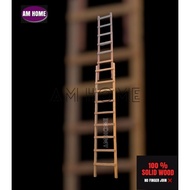 16 step - 12 Step Tangga lipat Solid kayu, Tangga Lipat TMB, Foldable Ladders 10- 16 step, Tangga Ke