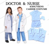 NURSE & DOCTOR / SCRUB SUIT UNIFORM/ CAREER COSTUME FOR KIDS/TEEN UNISEX!!!