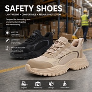 GUYISA light safety shoes summer work shoes breathable steel toe 6018