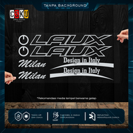 Cutting Stiker Laux Variasi Sepeda Sticker Frame Aksesoris Body Mtb Lipat