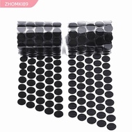 ZHOMKI89 100 Pair Sets Fastener Hook and Loop Tape, Ultra-thin Self-adhesive Self Adhesive Dots, Dur